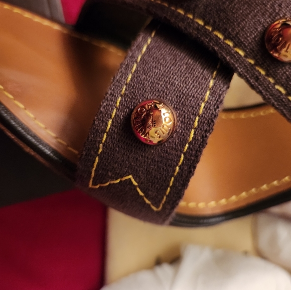 Louis Vuitton wedge sandals**SOLD** - Picture 5 of 12